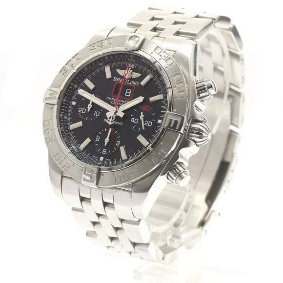 BREITLING Chronomat Blackbird A44360 Date Chronograph Automatic Men's_882682 - Picture 1 of 7